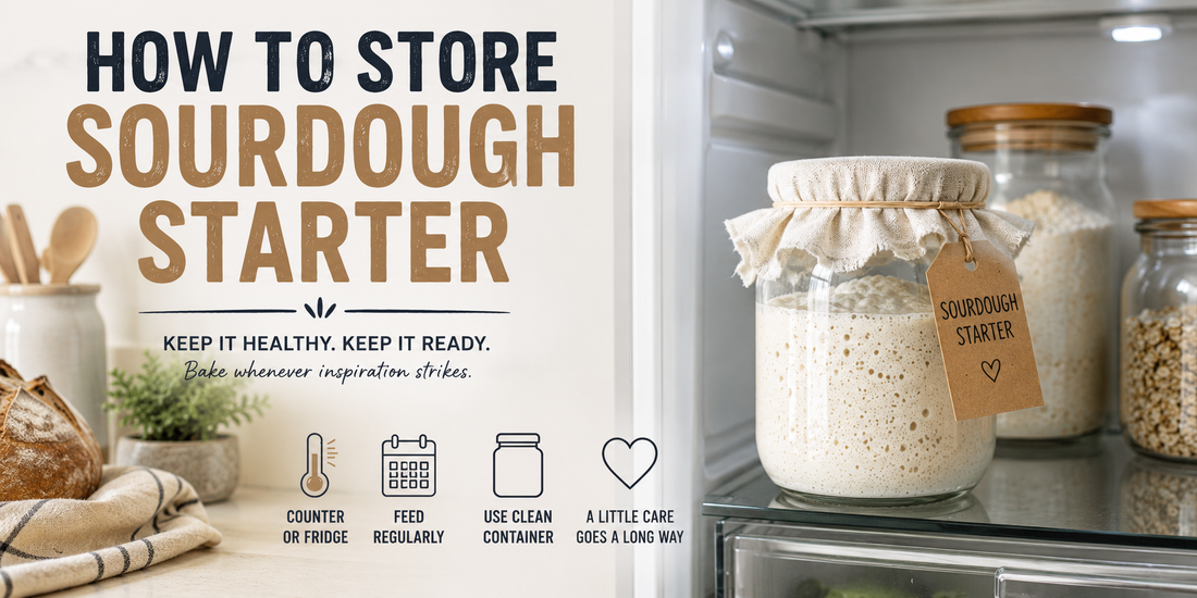 How to Store Sourdough Starter