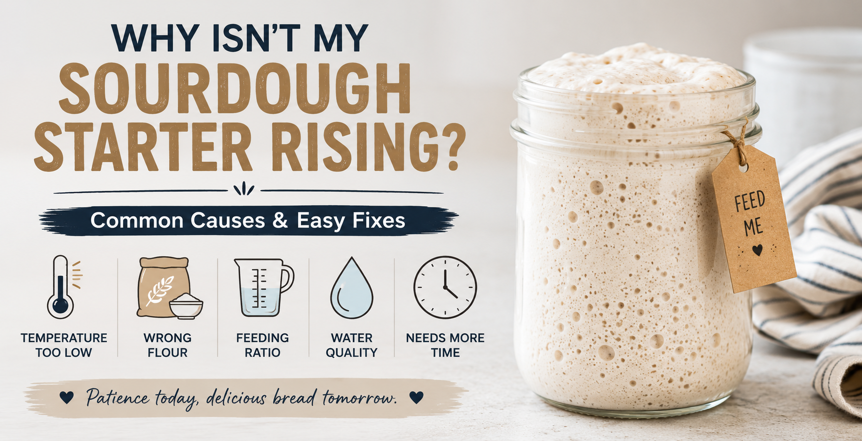 Why Isn't My Sourdough Starter Rising?