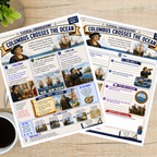 Classical Conversations Cycle 3 American History Supplemental Packet | Weeks 1–24 Fact Sheets, Worksheets & Answer Key