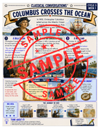 Classical Conversations Cycle 3 American History Supplemental Packet | Weeks 1–24 Fact Sheets, Worksheets & Answer Key
